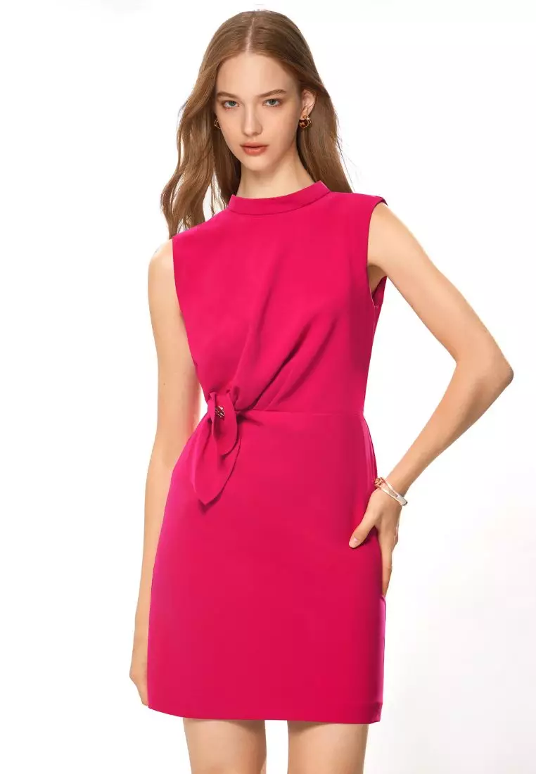 buy-saturday-club-high-neck-twist-front-dress-online-zalora-malaysia