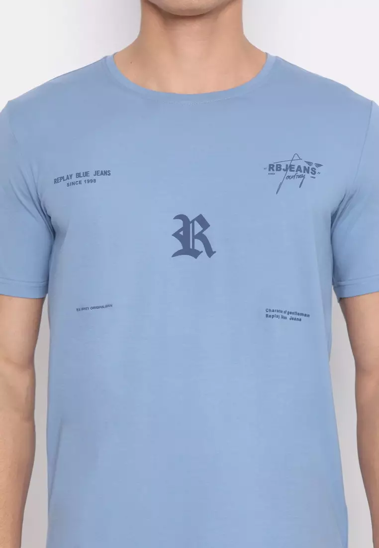 RBJ T-Shirt Cotton Spandex Pria 2562370111