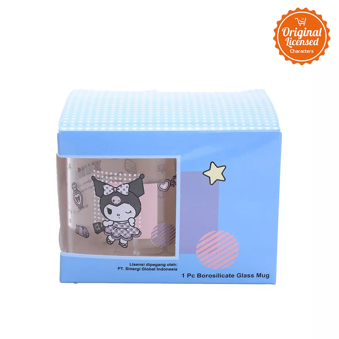 Sanrio Glassware Medium Kuromi 8x8.5 cm