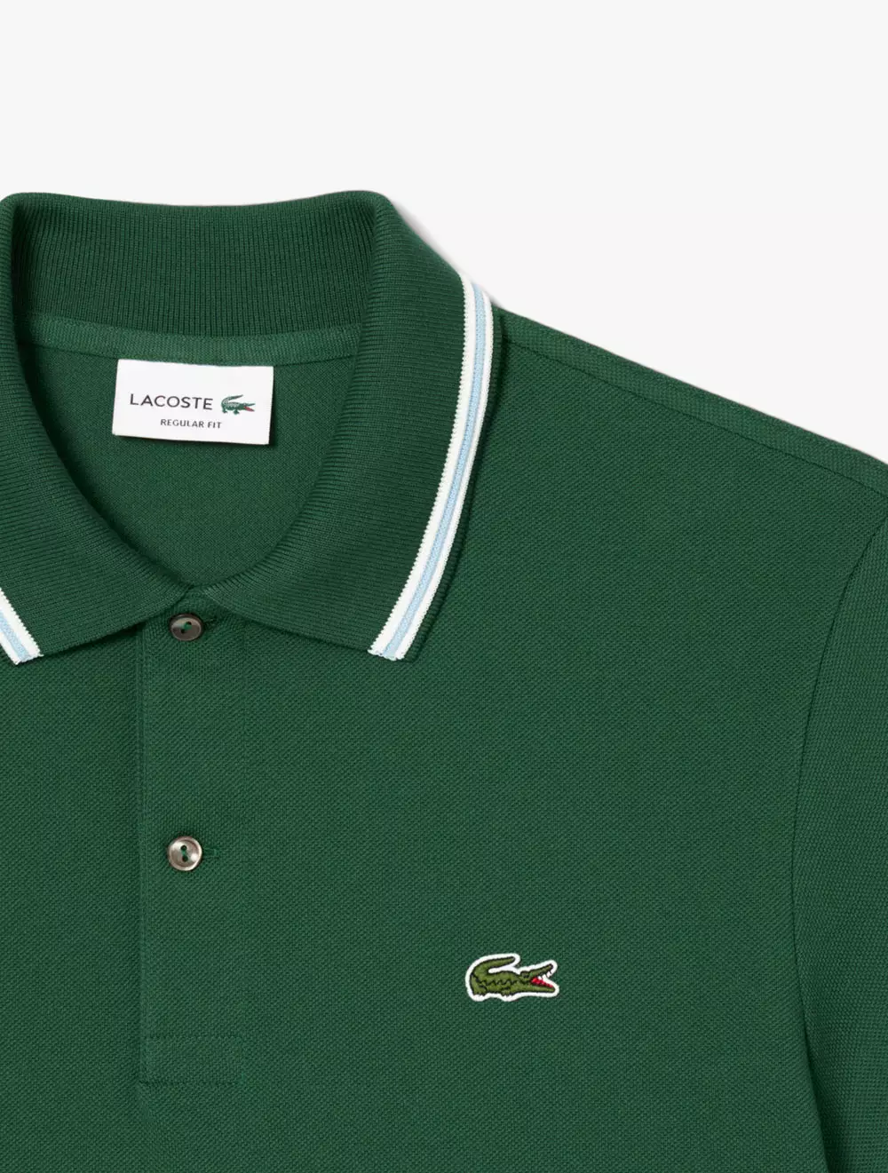 Regular Fit L.12.12 Petit Piqué Polo Shirt - Green