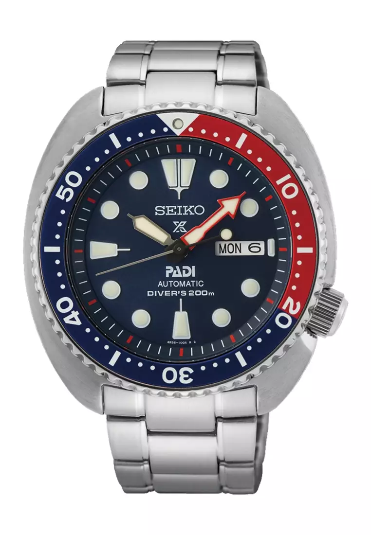 Buy Seiko Seiko Prospex 'Turtle' PADI Special Edition Blue Dial