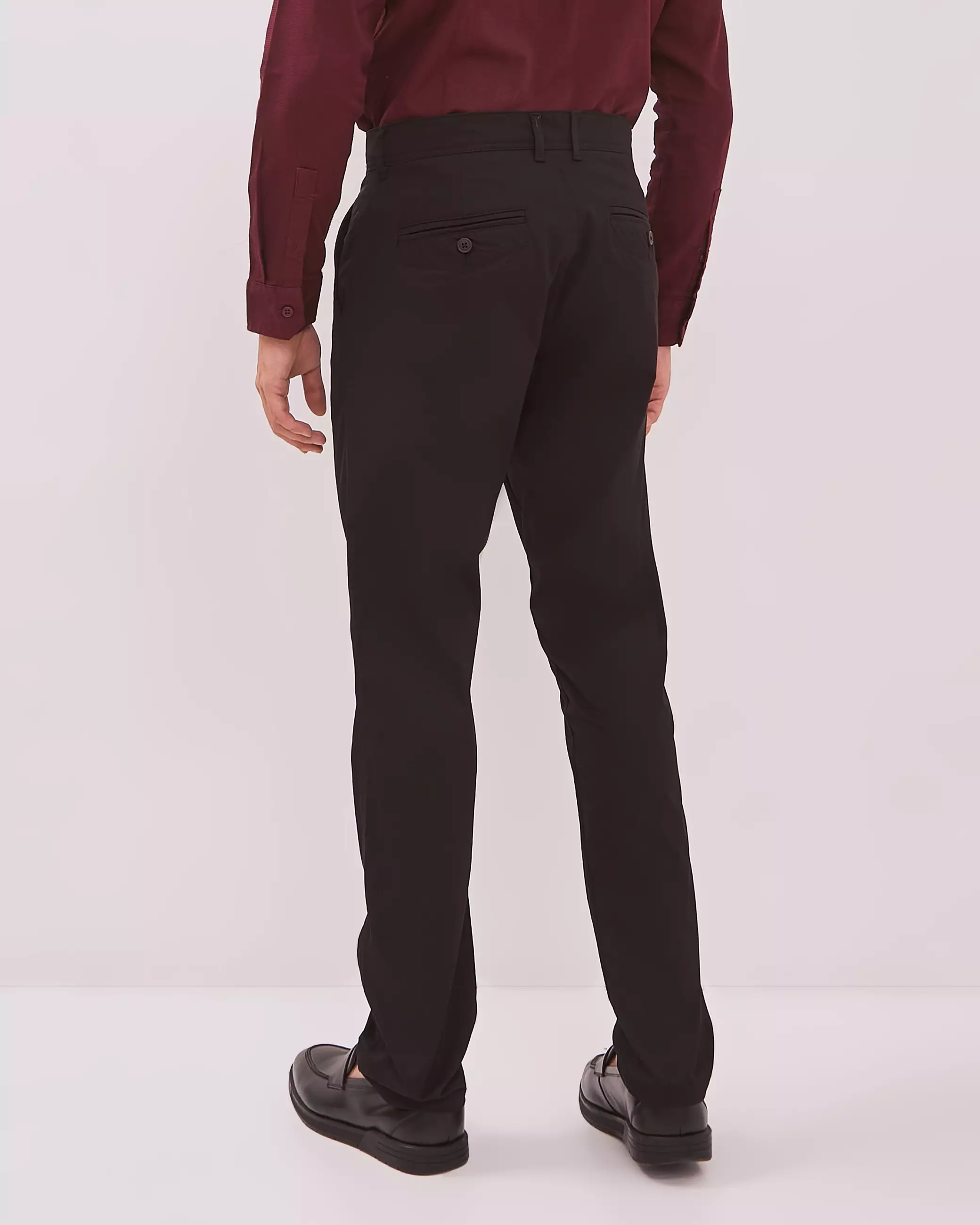 AMK Celana Chino Pria Panjang PT Gustav Black