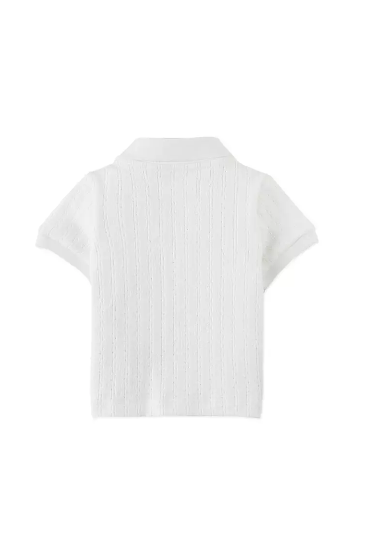 Baby Ludwig Cable Jersey Polo Shirt