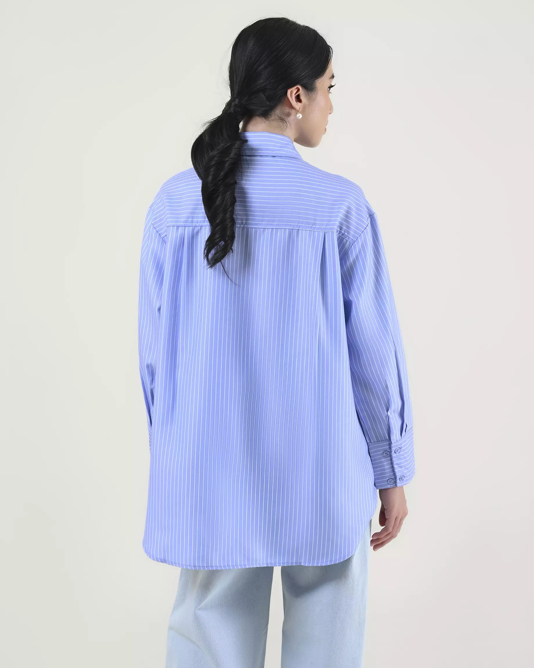 Geulis.id PIPER SHIRT - Stripeslightblue