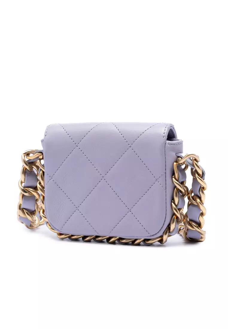 Pre-Loved Chanel Mini Quilted Calfskin Framing Chain Flap