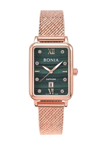 Bonia Watches 綠色 and 金色 Bonia Women Elegance BNB10690-2593 (Free Gift) AA8E4AC01DCC0DGS_1