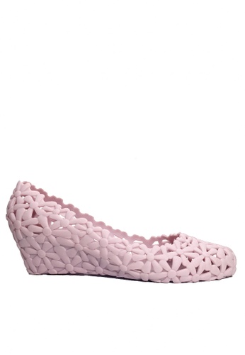 Twenty Eight Shoes pink Jelly Fretwork Wedges VR-M801 861FCSHBC5E28CGS_1