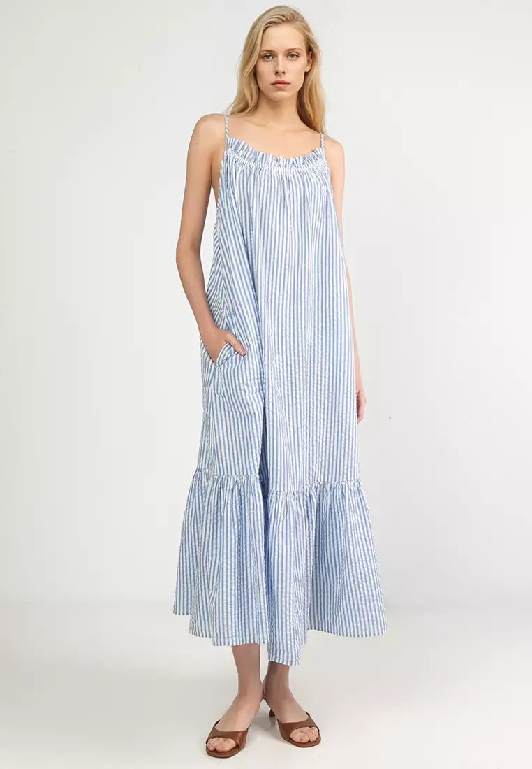 green long sequin dress Marleni Embellished Strapless Gown in Emerald Green main image 1