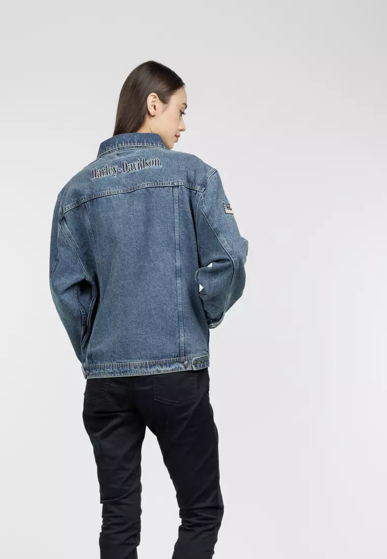 Harley-Davidson Powerslide Oversized Denim Jacket