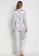 SMROCCO grey Silk Like Long Sleeve Long Pants Pyjamas Set L8009 (Grey) 28844AA63A8C9EGS_4