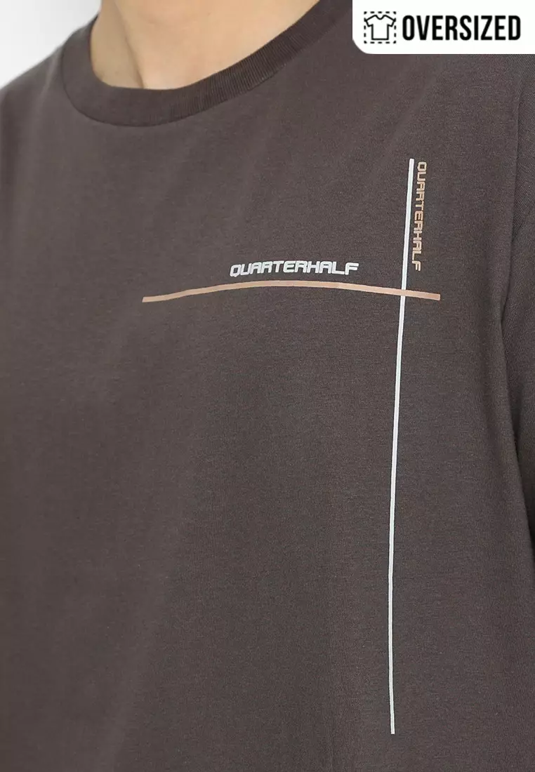 RBJ T-Shirt Cotton Oversized Pria 2079330061