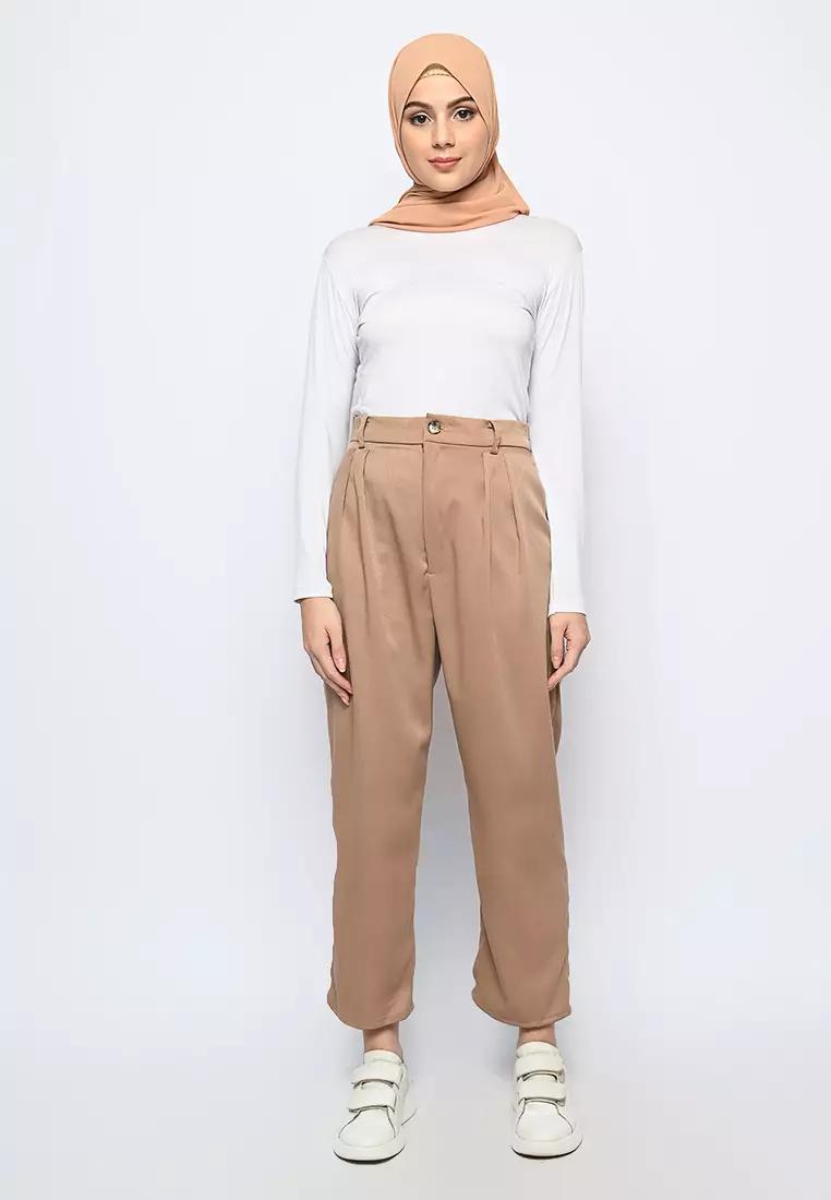Lucina Baggy Pant Mocca