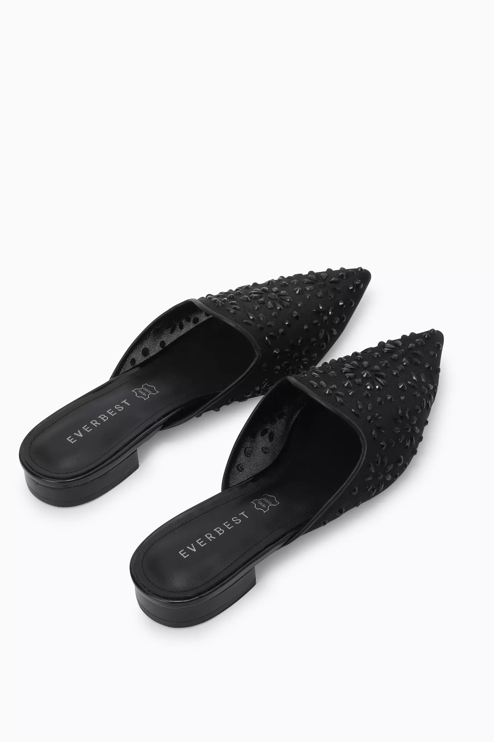 EVERBEST NAROLIN (Black) - Women's Leather Mules