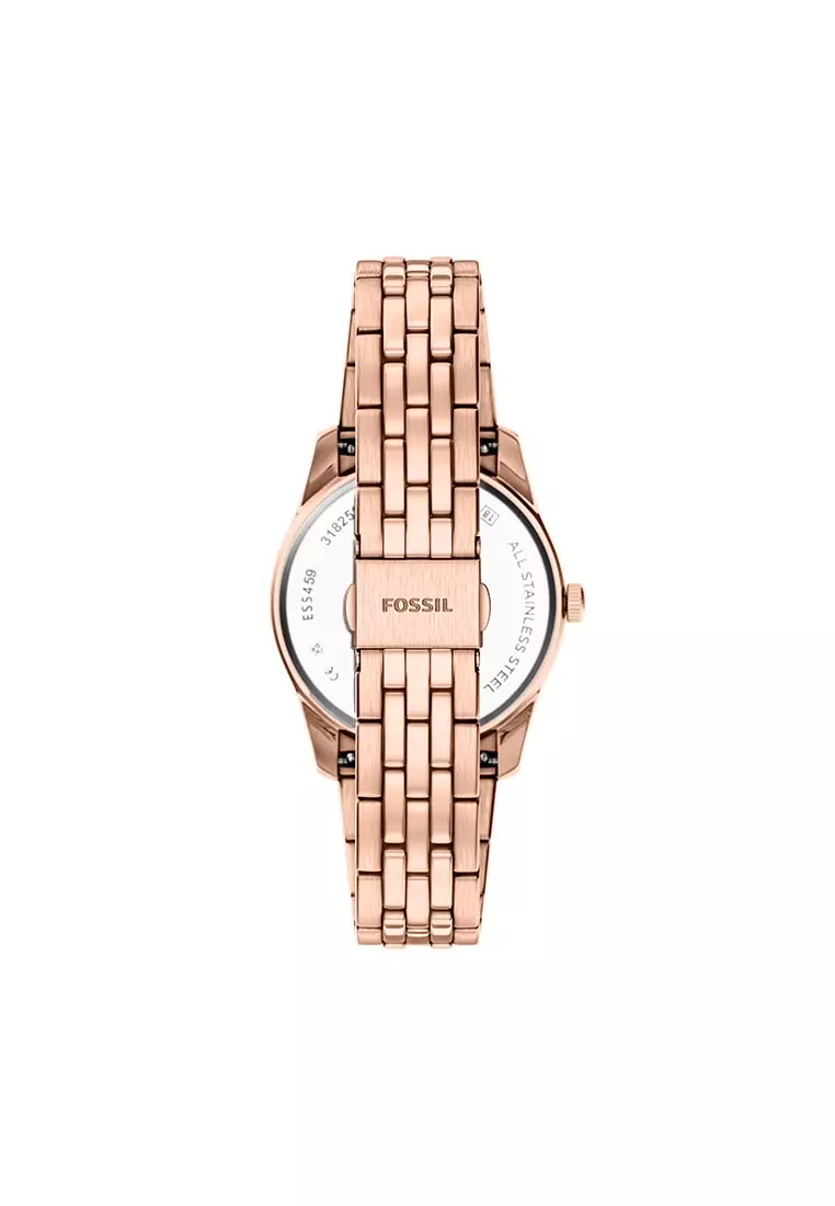 Scarlette Rose Gold Stainless Steel Watch Es5459