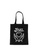 Extroverted Introvert black Essential Jet Black Shopping Tote 2D16BACC2C5241GS_1
