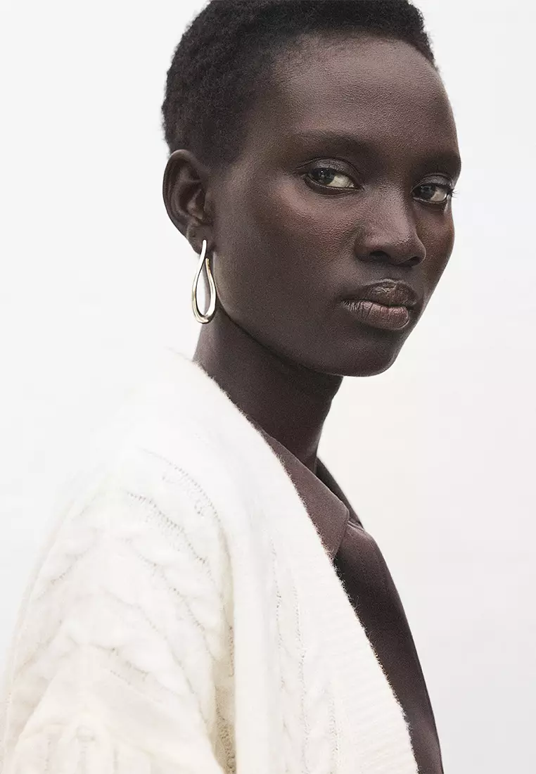 Knitted Braided Cardigan