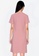 ZALORA BASICS pink Short Sleeve Shift Dress B3FAEAA18742E8GS_2