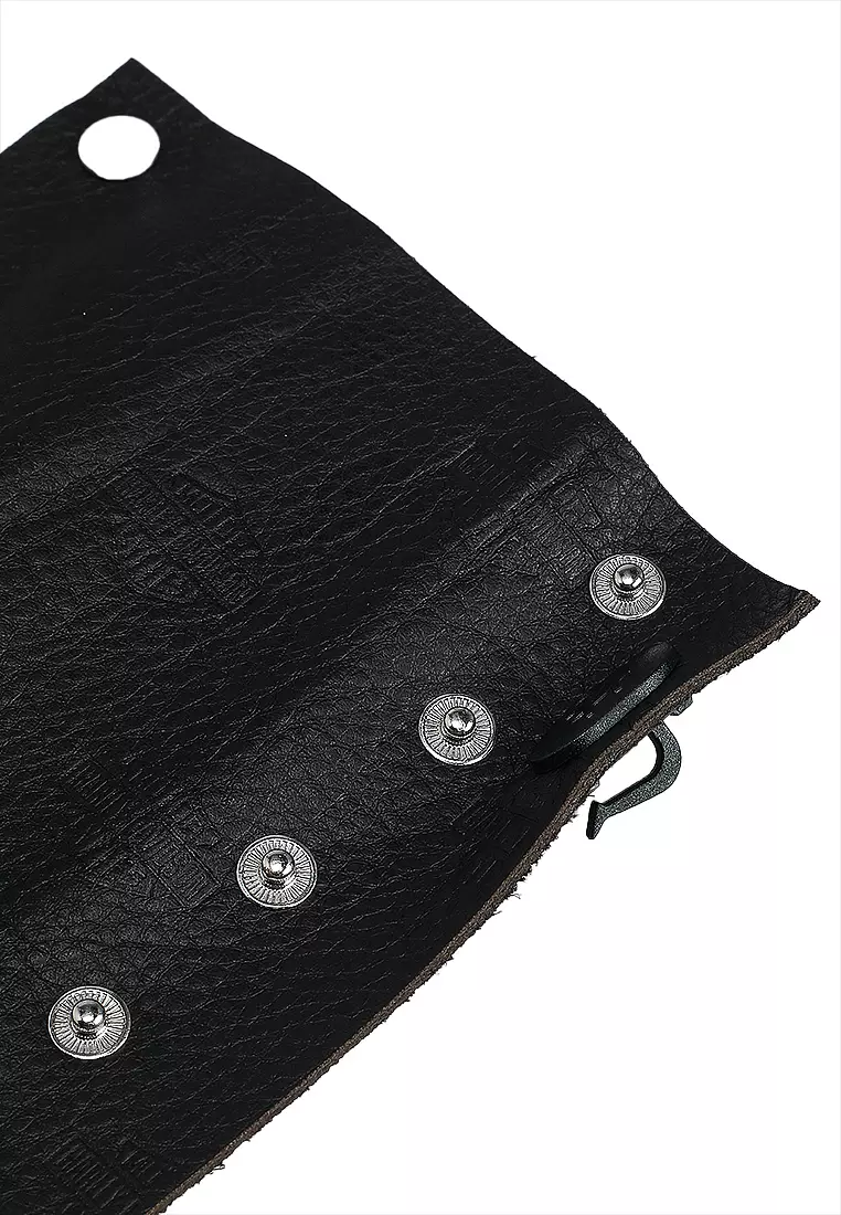 Harley-Davidson® Bar & Shield Leather Ponytail Wrap