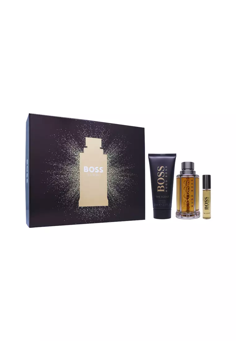 Hugo Boss Boss The Scent Man (Gift Set A) 100 ML + 10 ML + 100 ML