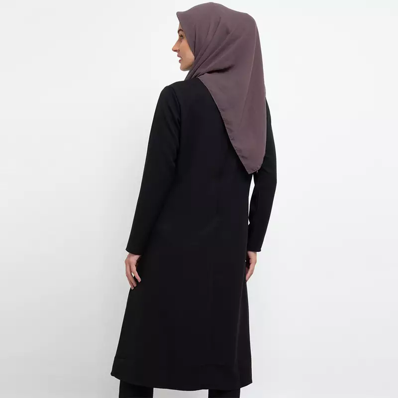 Tami Tunic In Brown Leaf Print