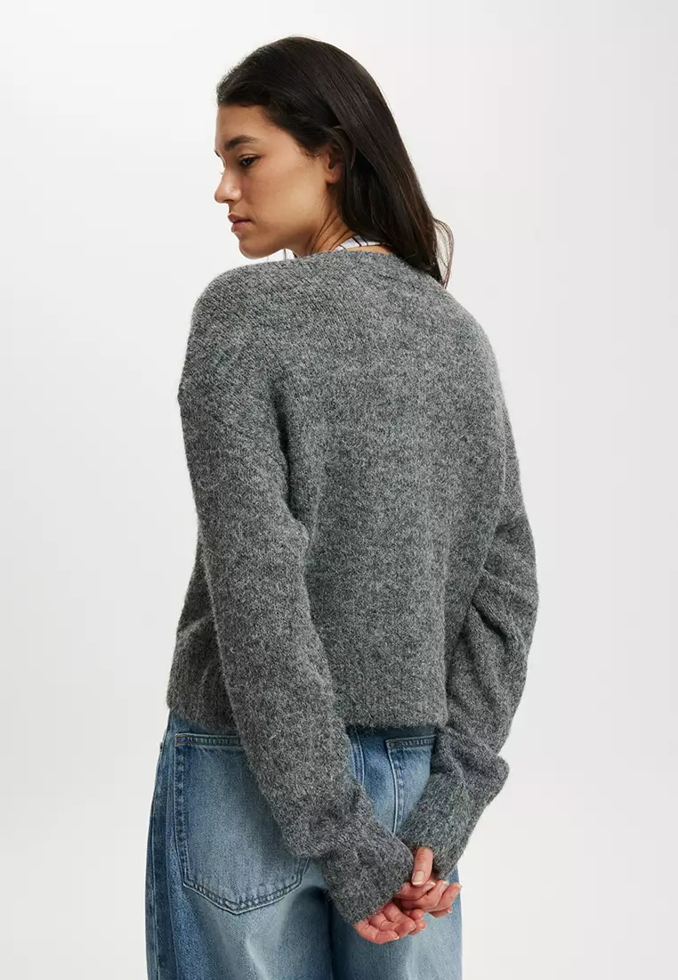 Lofty Luxe Crew Cardigan