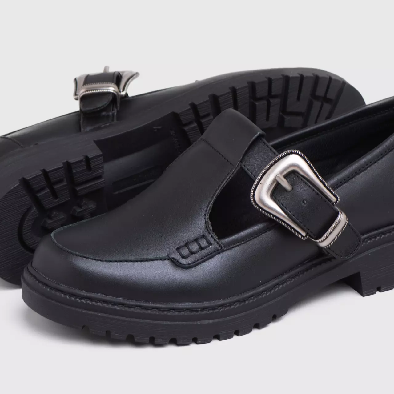 Elle Loafer Genuine Leather Matte Black
