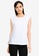 Hollister white Elevated Muscle Tank Top 948FBAAD4F0F0DGS_1