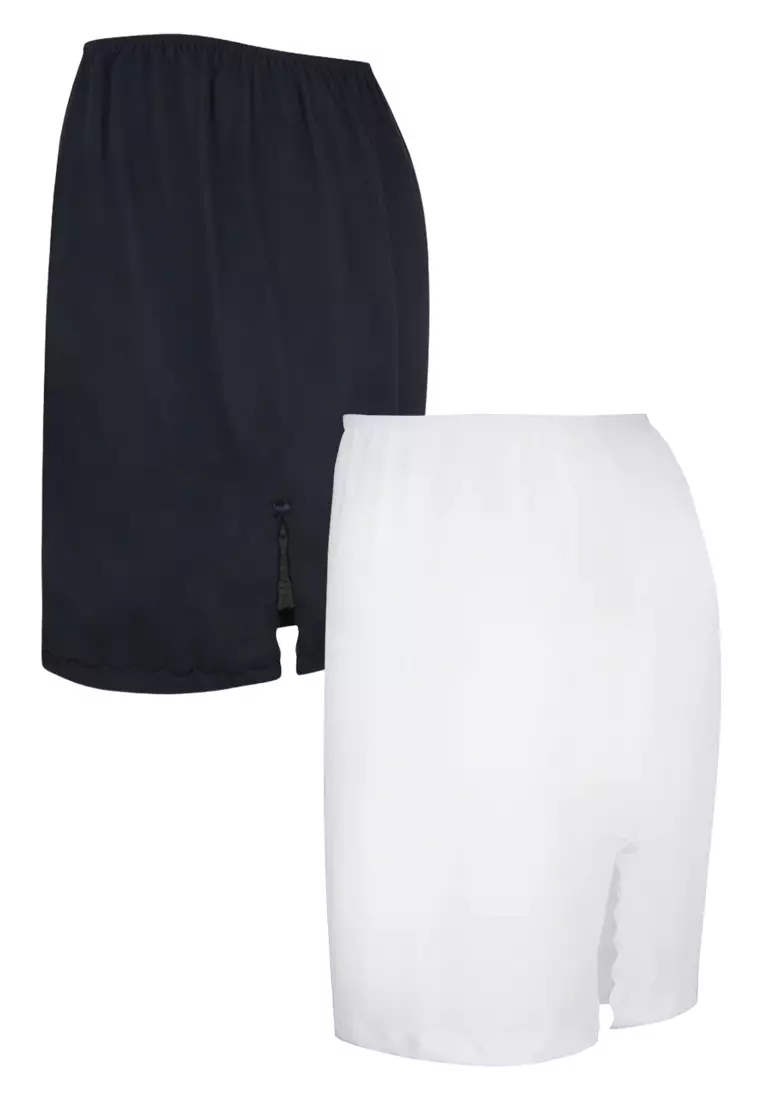 2-in-1 Pack Cotton Halfslip Women Underwear