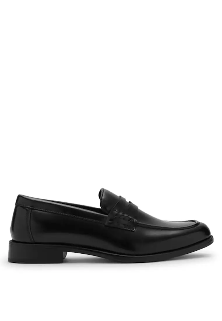 MANGO Man Nappa Leather-Effect Moccasins