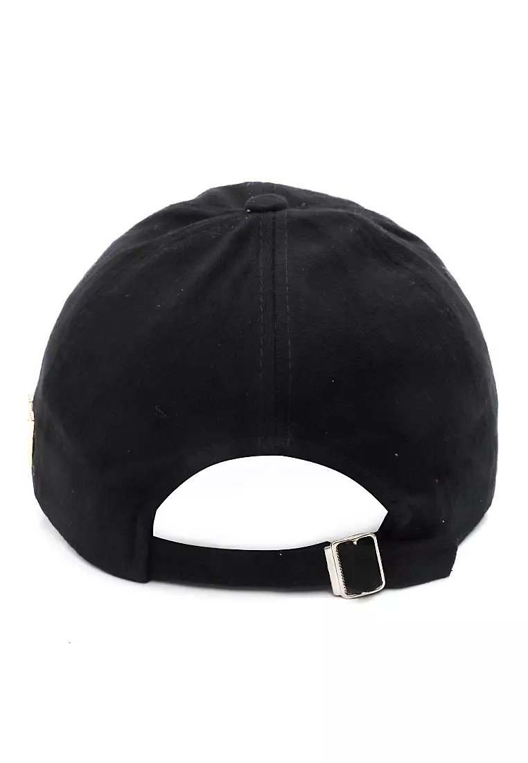Drsh Cap Basebal Unisex Casual Motive Triangle Resizable Strap Material Rapel ORIGINAL - Black