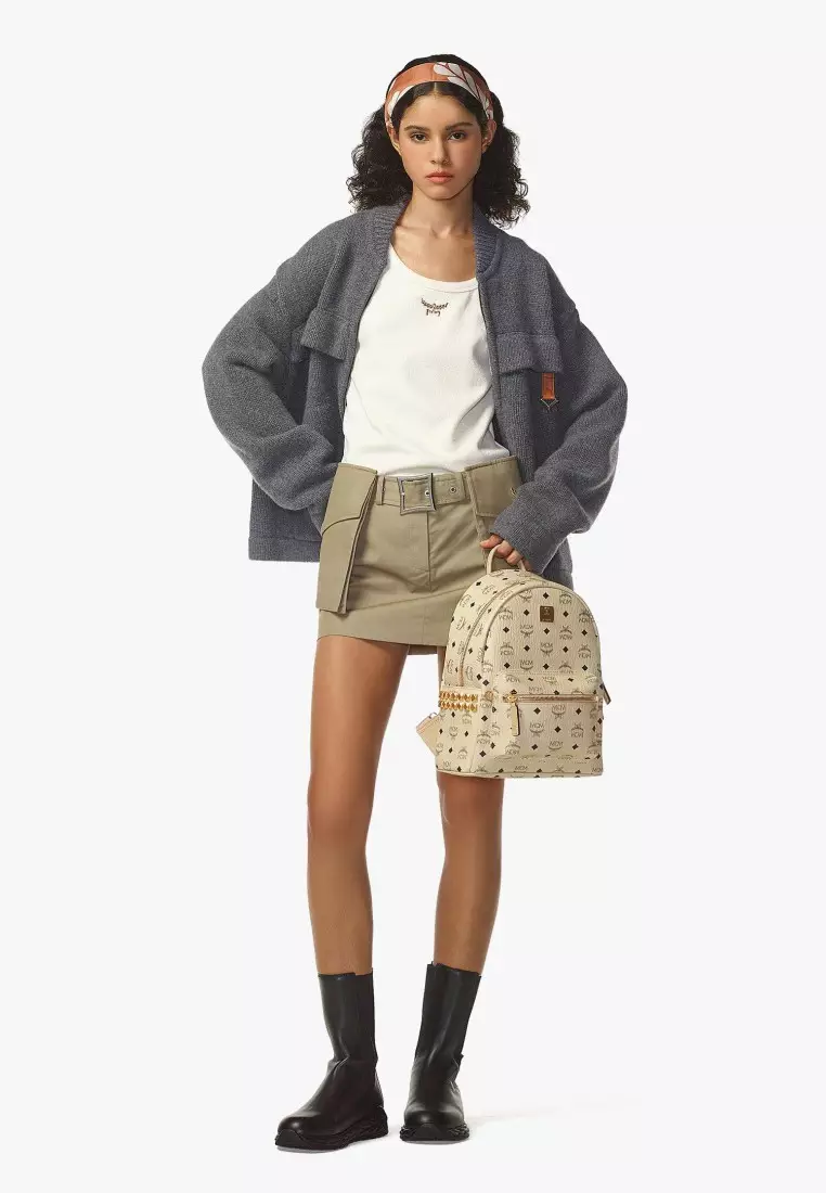 Stark Side Studs Backpack in Visetos