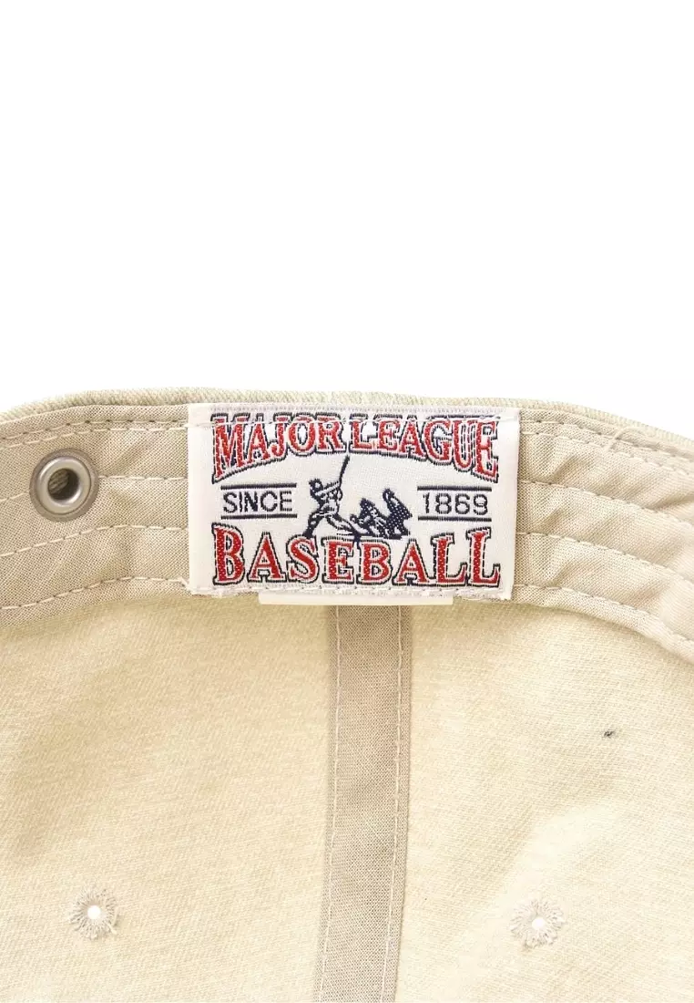 ★MLB Korea★ Varsity Vintage Oval Stitch Unstructured Ball Jual MLB Korea Varsity Vintage Oval Stitch Cursive
