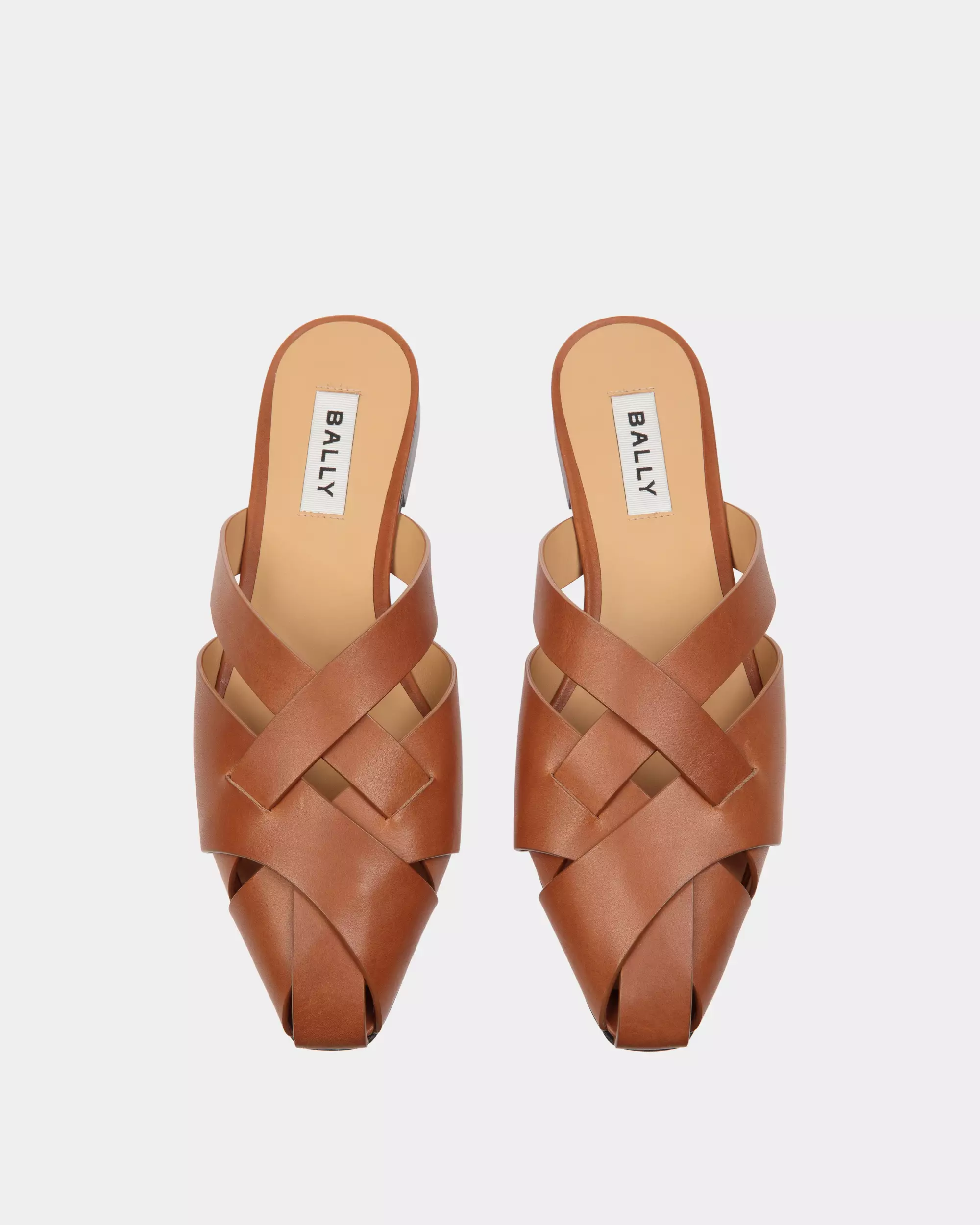 Bally Sarsi Leather Sandal - Brown