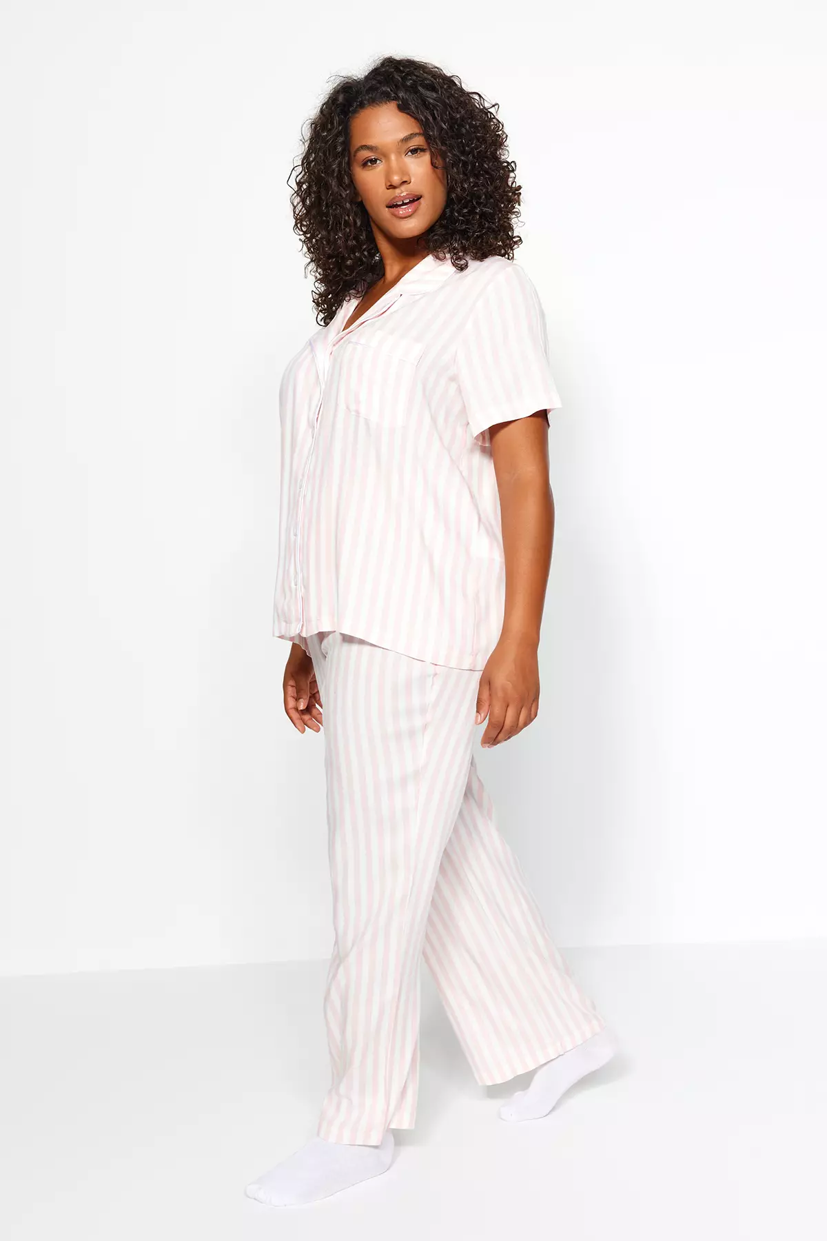 Woven pajama set best sale