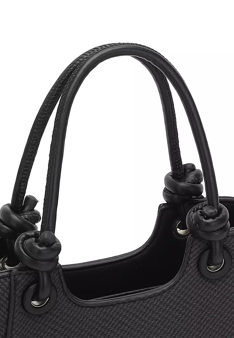 Women's Top Handle Bag / Sling Bag / Crossbody Bag / Shoulder Bag (Tas Tangan Wanita / Tas Selempang Wanita / Tas Bahu Wanita) - Hitam