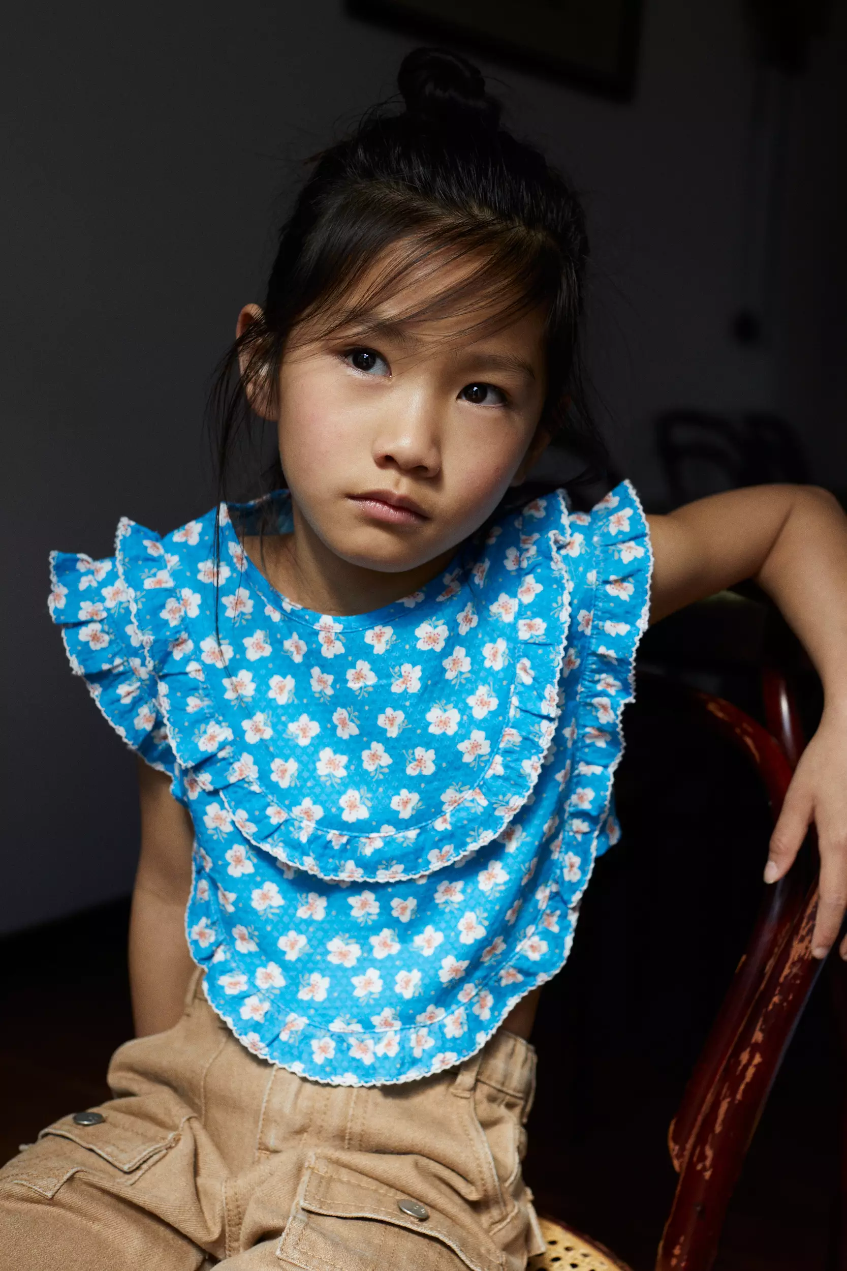 Gingersnaps Fun At The Fair Blouse Blue - Atasan Anak Perempuan (Biru)