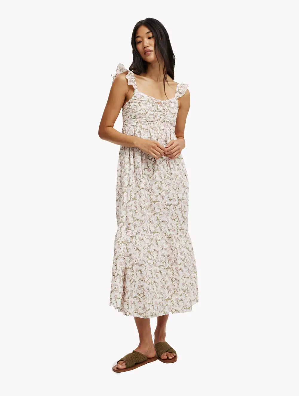 Cotton On - DRESSES - Millie Maxi Dress - OLIVIA FLORAL