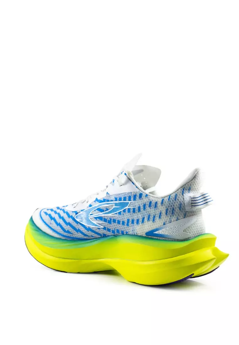910 Nineten Geist Ekiden Pro Sepatu Lari - Putih/Biru/HIjau-Neon