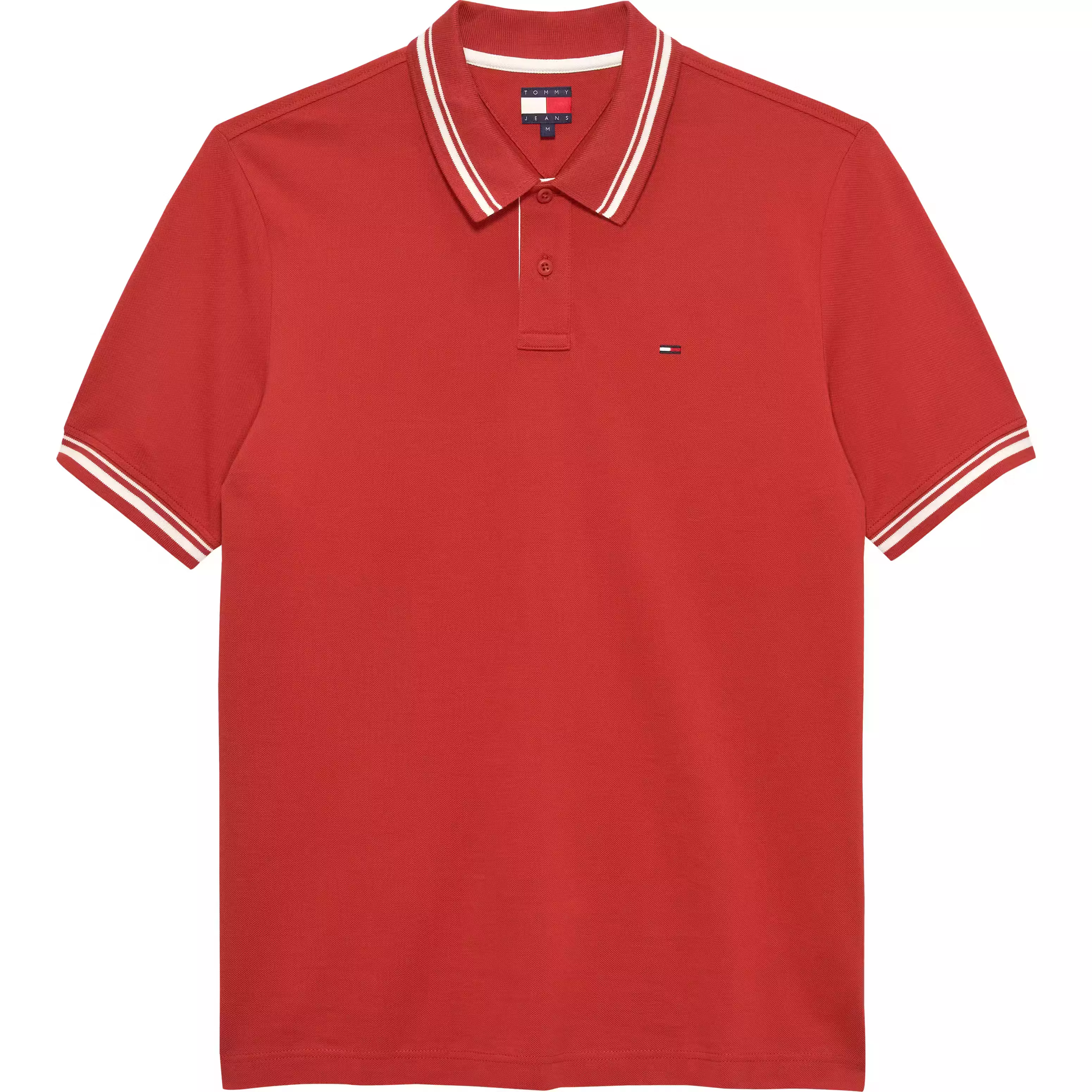 Tommy Hilfiger - Tommy Flag Embroidery Tipped Polo Shirt