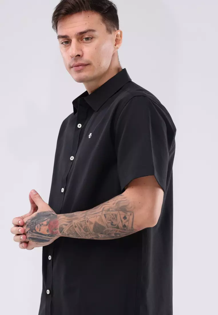 Woven Polo Short Sleeve