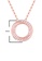 Vedantti pink Vedantti 18k The Circle Slim-All Pendant in Rose Gold CDB46AC49E70D6GS_4
