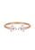 Aquae Jewels pink Ring You & Me Britney 18K Gold And Diamonds - Rose Gold 2D843AC5972CBDGS_2