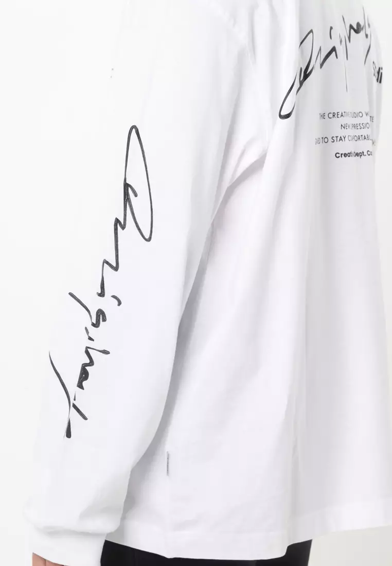 Manchester Script Long Sleeve Tee