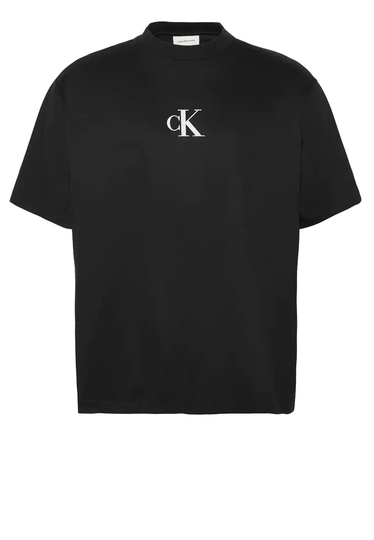 Overlay Logo Graphic Relaxed Tee - Calvin Klein Jeans