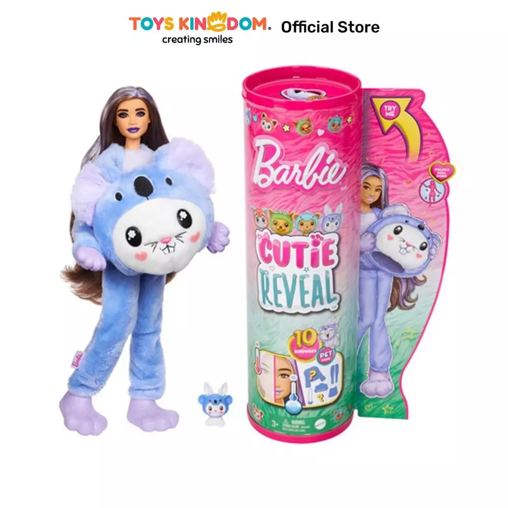 Barbie Set Boneka Cutie Reveal Multicolour Hrk26