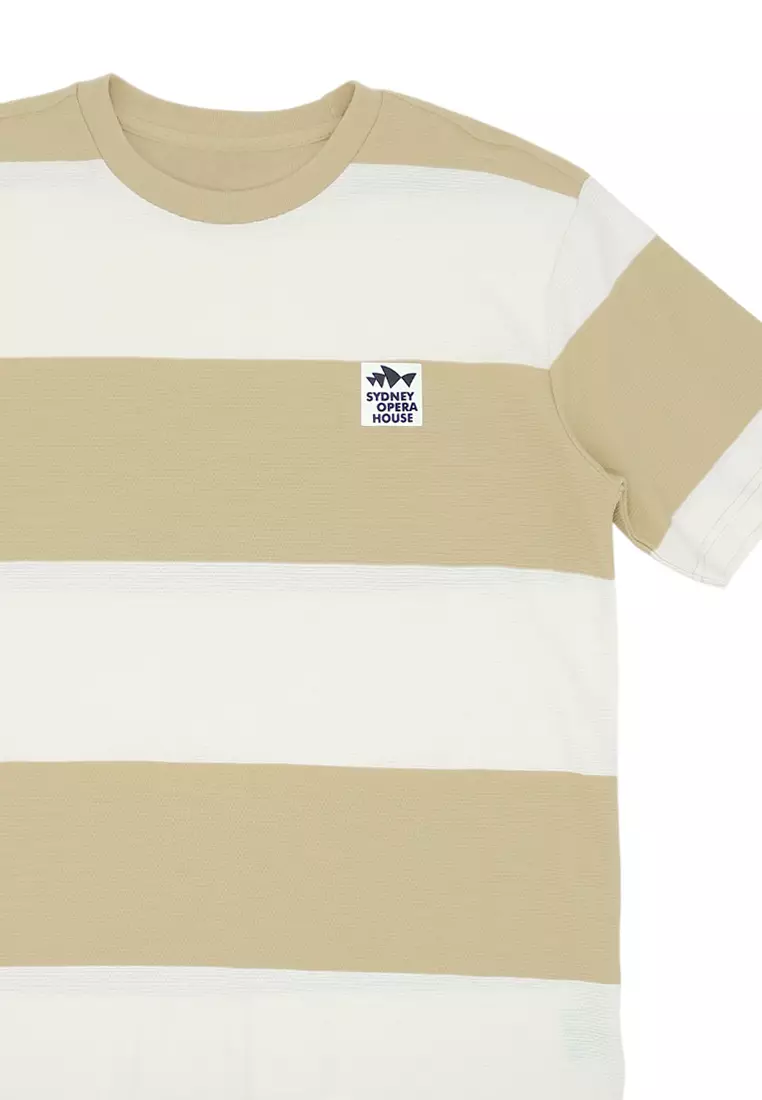 Men's Graphic Stripes T-Shirt "Sydney Opera House"