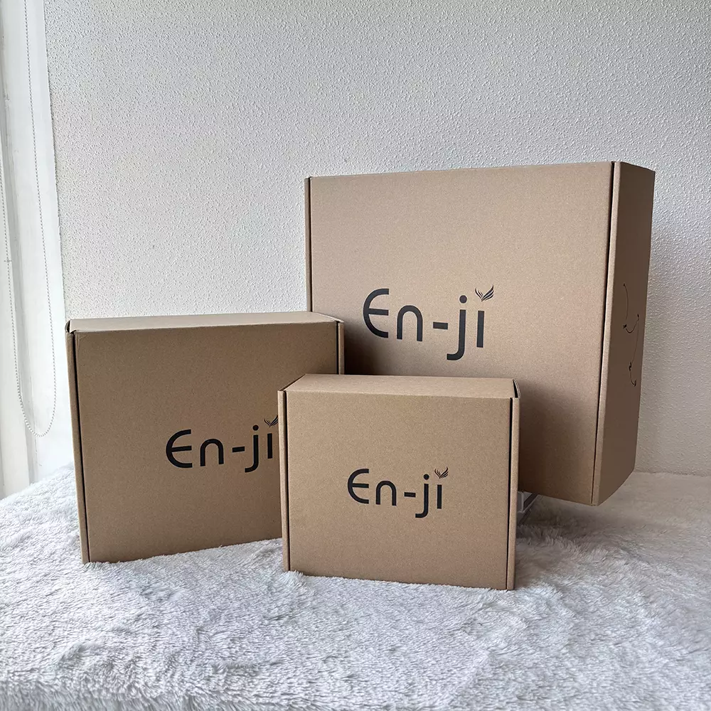 En-ji Brown Box Kecil [Packaging Tas]