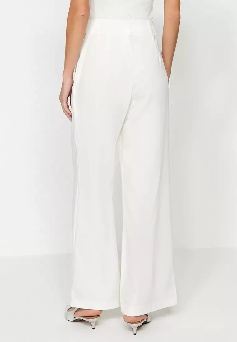 Jual Trendyol High Waist Trousers Original 2025 ZALORA Indonesia ®