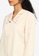 Lubna beige V-neck Collar Embroidered Blouse 2D402AAD080C83GS_2