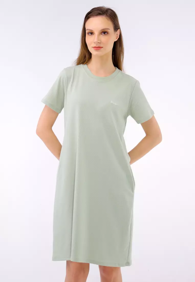 Jacquard Knits Short Sleeve Dress